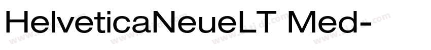 HelveticaNeueLT Med字体转换